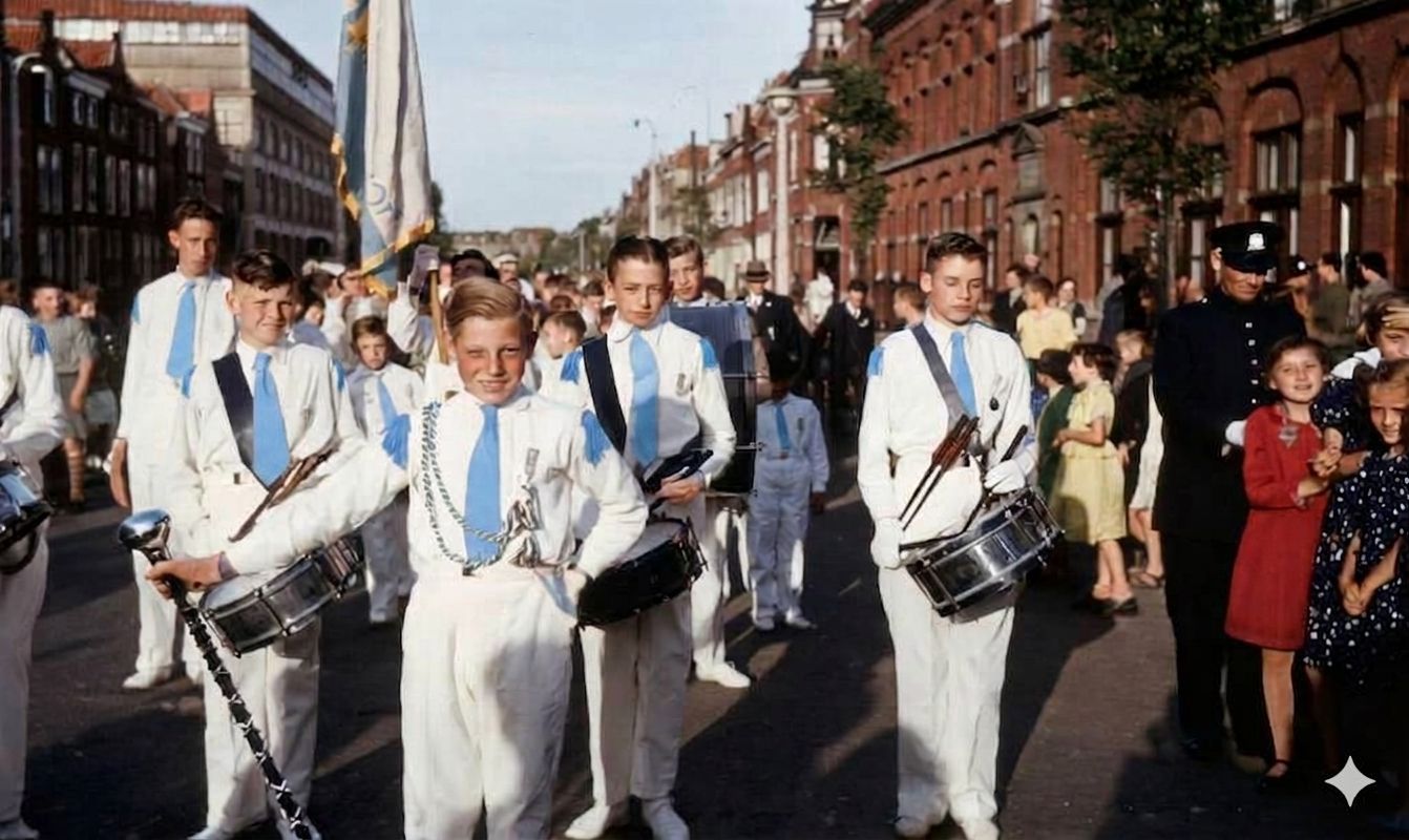 K&G tijdens een optreden in Leiden in 1938 K&G tijdens een optreden in Leiden in 1938