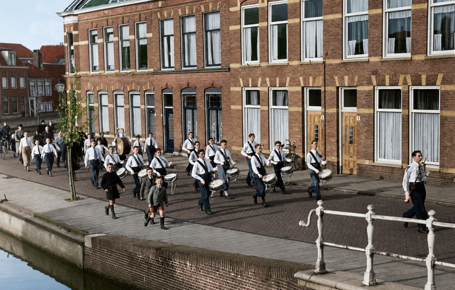 1950 K&G tijdens een optreden in Leiden
