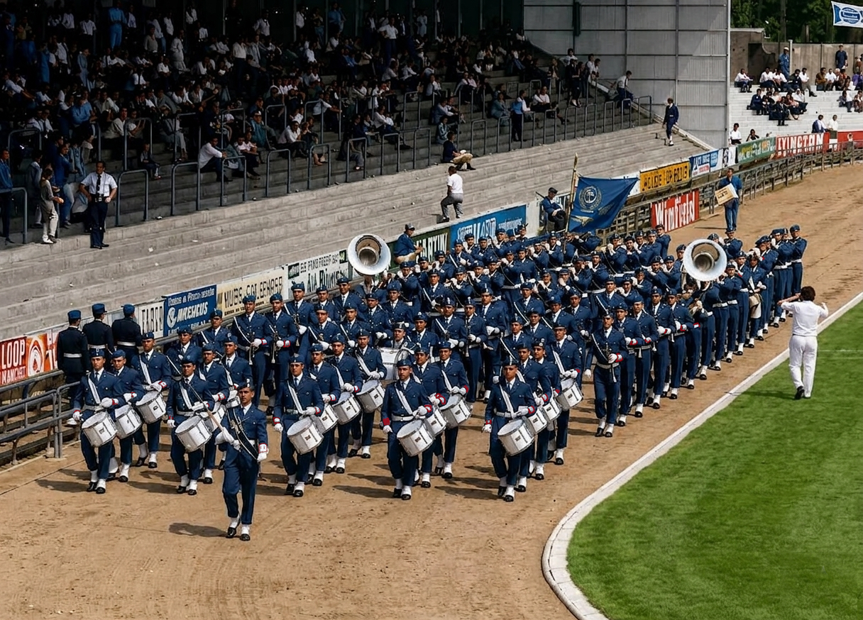 1966 K&G tijdens de marswedstrijd in 1966