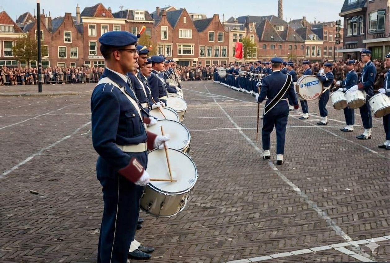 2 Oktober 1965, K&G op de Kaasmarkt in Leiden 2 Oktober 1965, K&G op de Kaasmarkt in Leiden